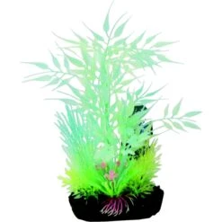 Penn-Plax Glow Plant Bamboo Leaf Fish Plant, Small, Green