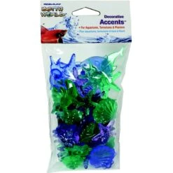 Penn-Plax Betta World Assorted Accents Fish Ornament, Multicolor