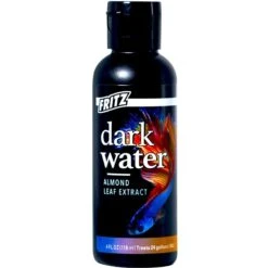 Fritz Dark Water Almond Leaf Extract Fish Aquarium Conditioner, 4-oz Bottle