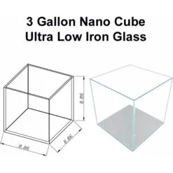 Lifegard Nano Cube Low Iron Ultra Clear Glass Tank, 5-mm -Fish Products 889830 PT8. AC SS1800 V1690209007