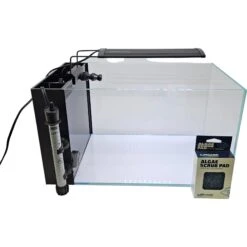 Lifegard CRYSTAL Peninsula Beveled Edge Low Iron Aquarium With Built In Side Filter, 5-mm -Fish Products 889910 PT7. AC SS1800 V1691430126