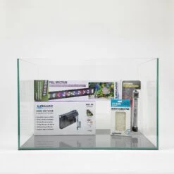 Lifegard Clear Glass Rimless Aquarium With HOF-4 Hang On Filter, 6-mm, 20-gal -Fish Products 890086 PT4. AC SS1800 V1690207972