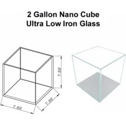 Lifegard Nana Cube Low Iron Ultra Clear Glass Tank With HOF-1 Hang On Filter, 5-mm 19 Lifegard Nana Cube Low Iron Ultra Clear Glass Tank With HOF-1 Hang On Filter, 5-mm -Fish Products 890150 PT8. AC SS1800 V1690208898