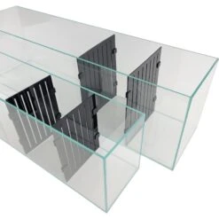 Lifegard Bookshelf Aquarium R460043 & R460083 Acrylic Dividers, Black, 2-pack, 11-gal -Fish Products 890870 PT3. AC SS1800 V1691160922