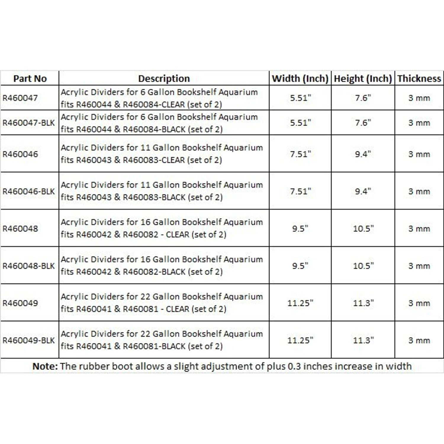 Lifegard Aquarium R460042 & R460082 Acrylic Dividers, 16-gal, 2-pack 9 Lifegard Aquarium R460042 & R460082 Acrylic Dividers, 16-gal, 2-pack - Image 7