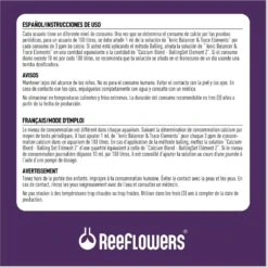 Reeflowers Ionic Balancer & Trace Elements D Part Balling Fish Aquarium Water Conditioner -Fish Products 892918 PT3. AC SS1800 V1688758991