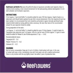 Reeflowers PH Buffer 9.4 Fish Aquarium Water Conditioner, 17-oz Bottle -Fish Products 893278 PT2. AC SS1800 V1688760573