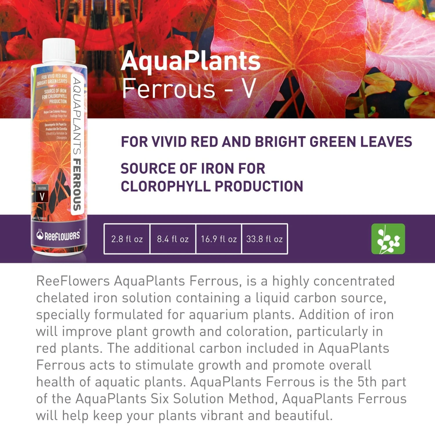 Reeflowers Aqua Plants Ferrous Balling Set V Fish Aquarium Water Conditioner 4 Reeflowers Aqua Plants Ferrous Balling Set V Fish Aquarium Water Conditioner - Image 2