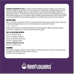 Reeflowers Aqua Plants Ferrous Balling Set V Fish Aquarium Water Conditioner 12 Reeflowers Aqua Plants Ferrous Balling Set V Fish Aquarium Water Conditioner -Fish Products 893406 PT2. AC SS1800 V1688760636