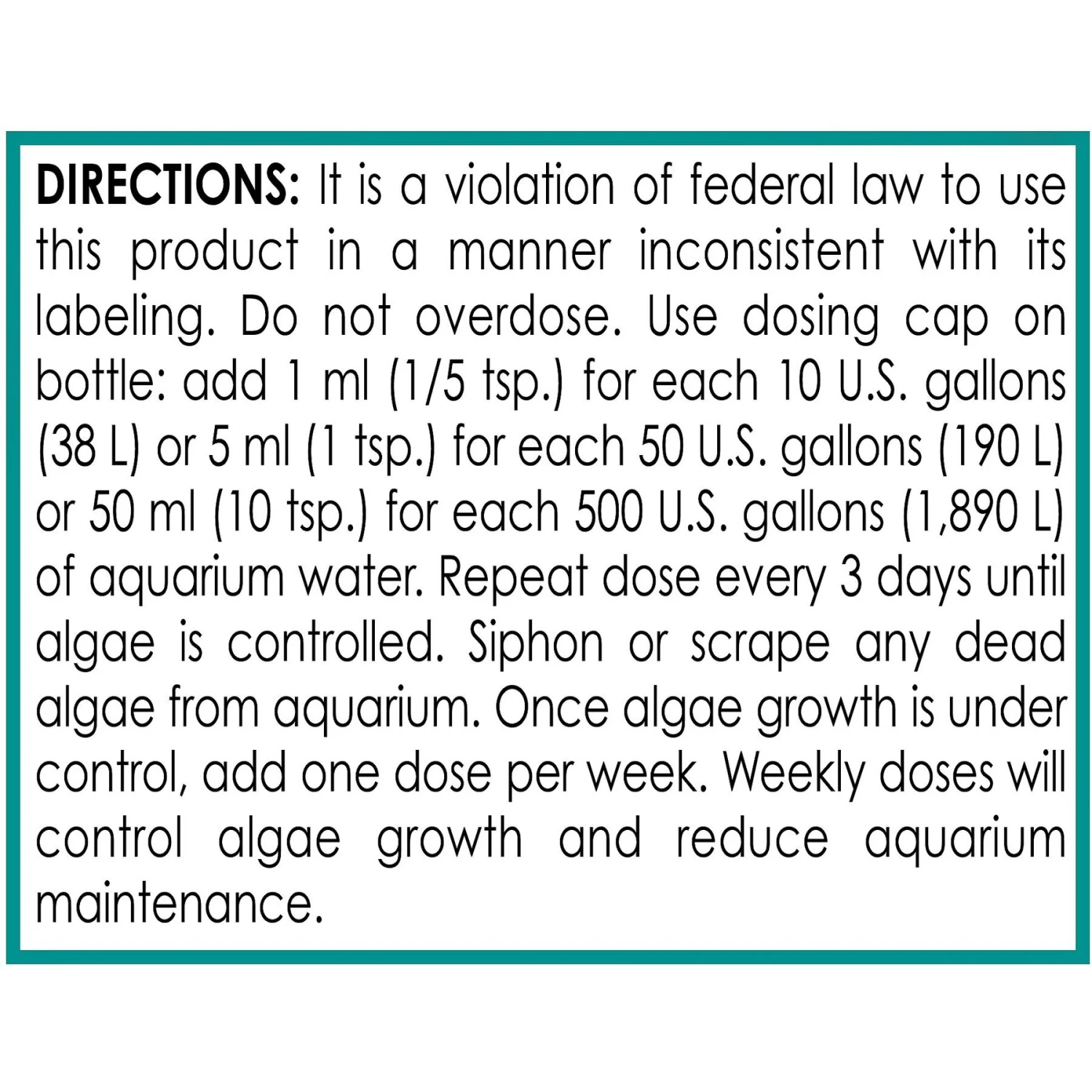 API Marine ALGAEFIX Algae Control 16-oz Bottle 9 API Marine ALGAEFIX Algae Control 16-oz Bottle - Image 7