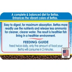 API Floating Pellet Betta Fish Food -Fish Products 94437 PT2. AC SS1800 V1671747812