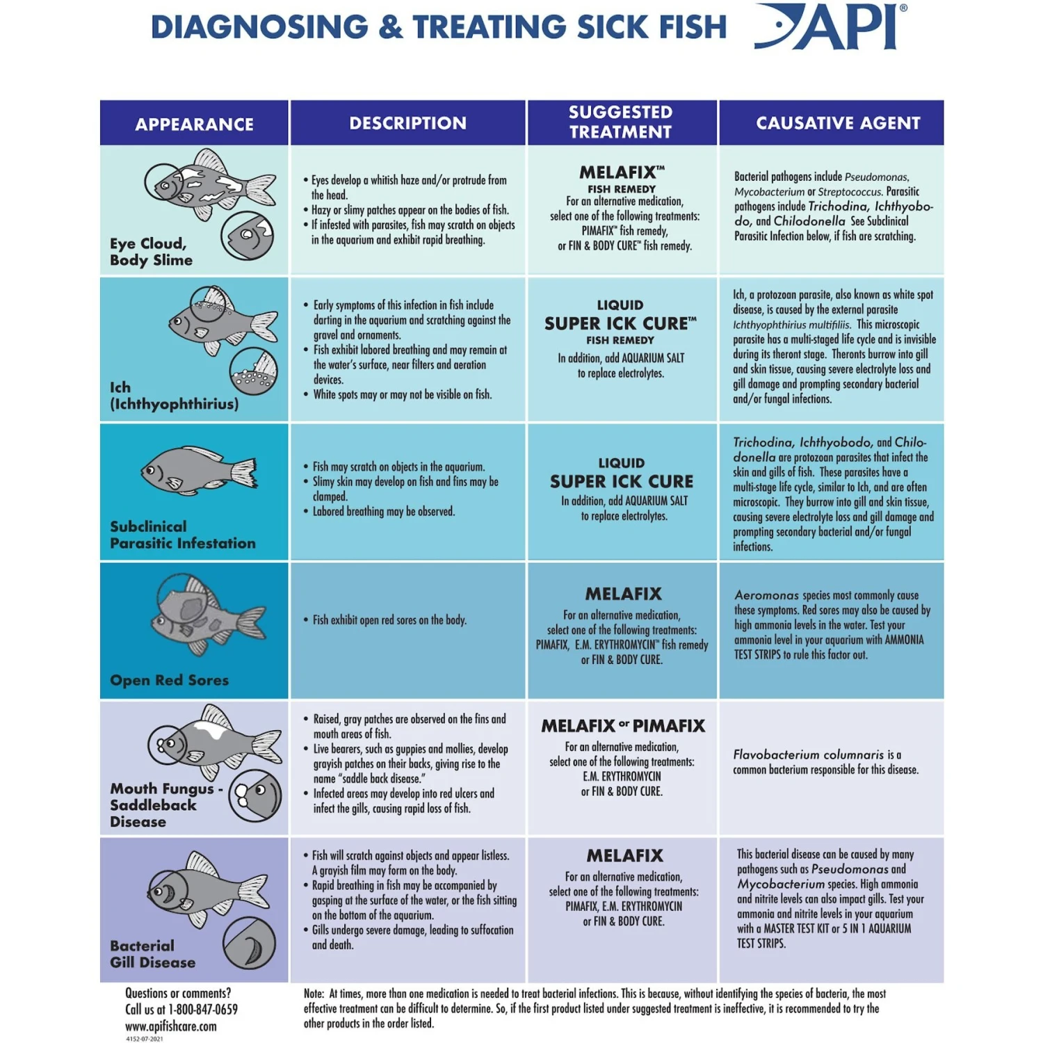 API General Cure Freshwater & Saltwater Aquarium Parasitic Fish Disease Treatment 11 API General Cure Freshwater & Saltwater Aquarium Parasitic Fish Disease Treatment - Image 9