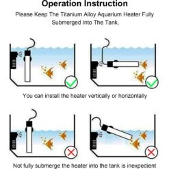 LvLrister Titanium Thermostat With Intelligent LED Display Submersible Aquarium Heater, 12.8-in, 200-watt -Fish Products 967166 PT4. AC SS1800 V1697711921