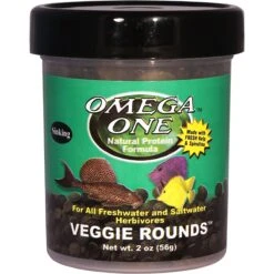 Omega One Sinking Veggie Rounds Freshwater & Saltwater Fish Food