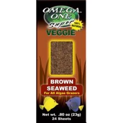 Omega One Super Veggie Brown Seaweed Algae Grazer Fish Food