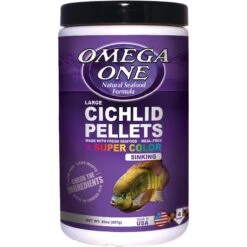 Omega One Super Color Cichlid Pellets Sinking Fish Food