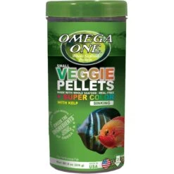 Omega One Super Veggie Kelp Pellets Sinking Algae Grazers Fish Food