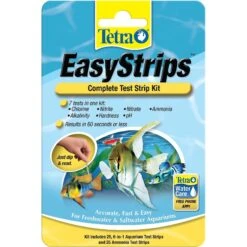 Tetra EasyStrips Complete Freshwater & Saltwater Aquarium Test Strips -Fish Products 98112 PT3. AC SS1800 V1568391161