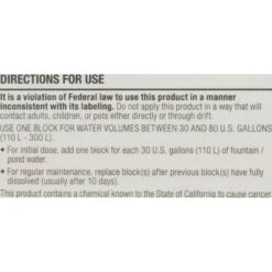 Tetra Algae Control Pond Fountain Block Water Treatment 12 Tetra Algae Control Pond Fountain Block Water Treatment -Fish Products 98243 PT3. AC SS1800 V1476883389
