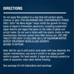 Tetra No More Algae Controls Algae Growth For Water Clarity -Fish Products 98320 PT2. AC SS1800 V1701453444