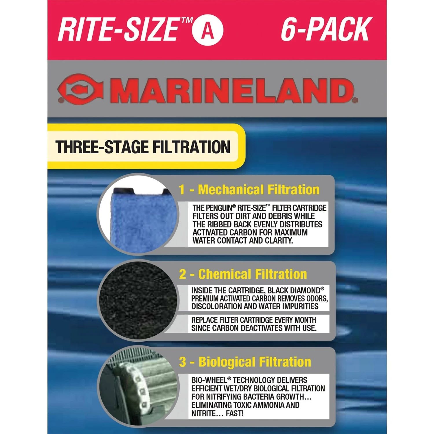 Marineland Bio-Wheel Penguin Rite-Size A Filter Cartridge 5 Marineland Bio-Wheel Penguin Rite-Size A Filter Cartridge - Image 3