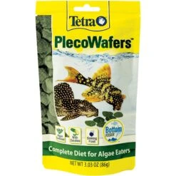 Tetra PlecoWafers Complete Diet For Algae Eaters Fish Food