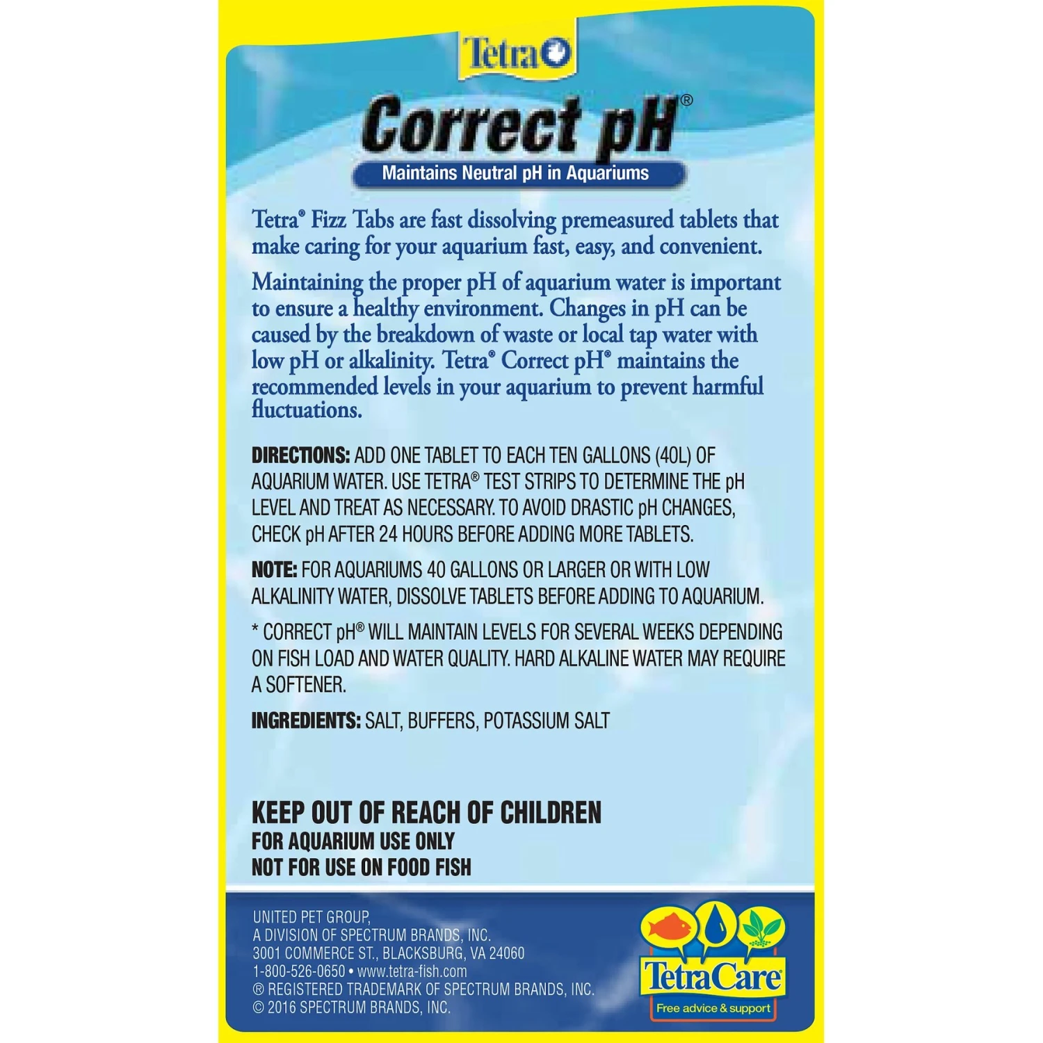 Tetra Correct PH 7.0 Freshwater Conditioner 5 Tetra Correct PH 7.0 Freshwater Conditioner - Image 3